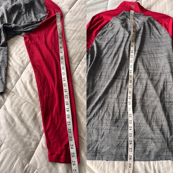 NWT Baseball Genuine Merchandise M Heather Grey / Crimson - Picture 11 of 13